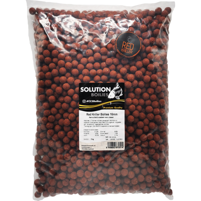 CC Solution Boilies remium Range – Red Kriller Boilies – Rot