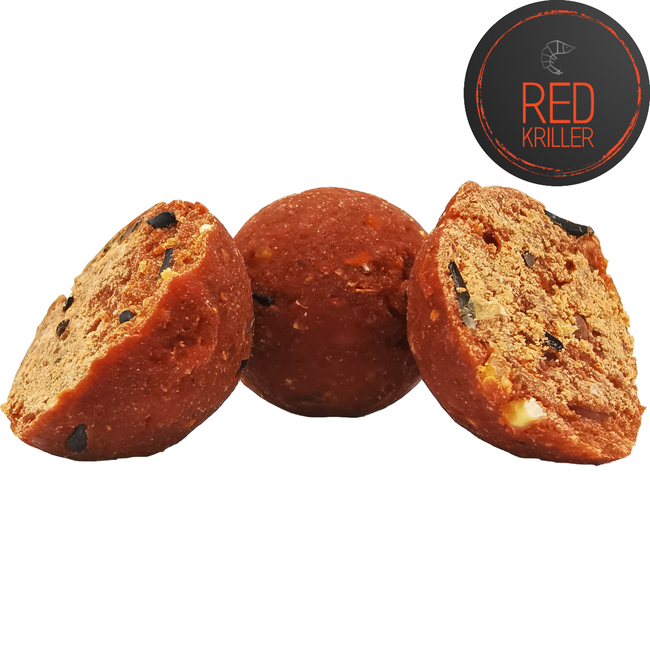 CC Solution Boilies Premium Range – Red Kriller Boilies – Rojo