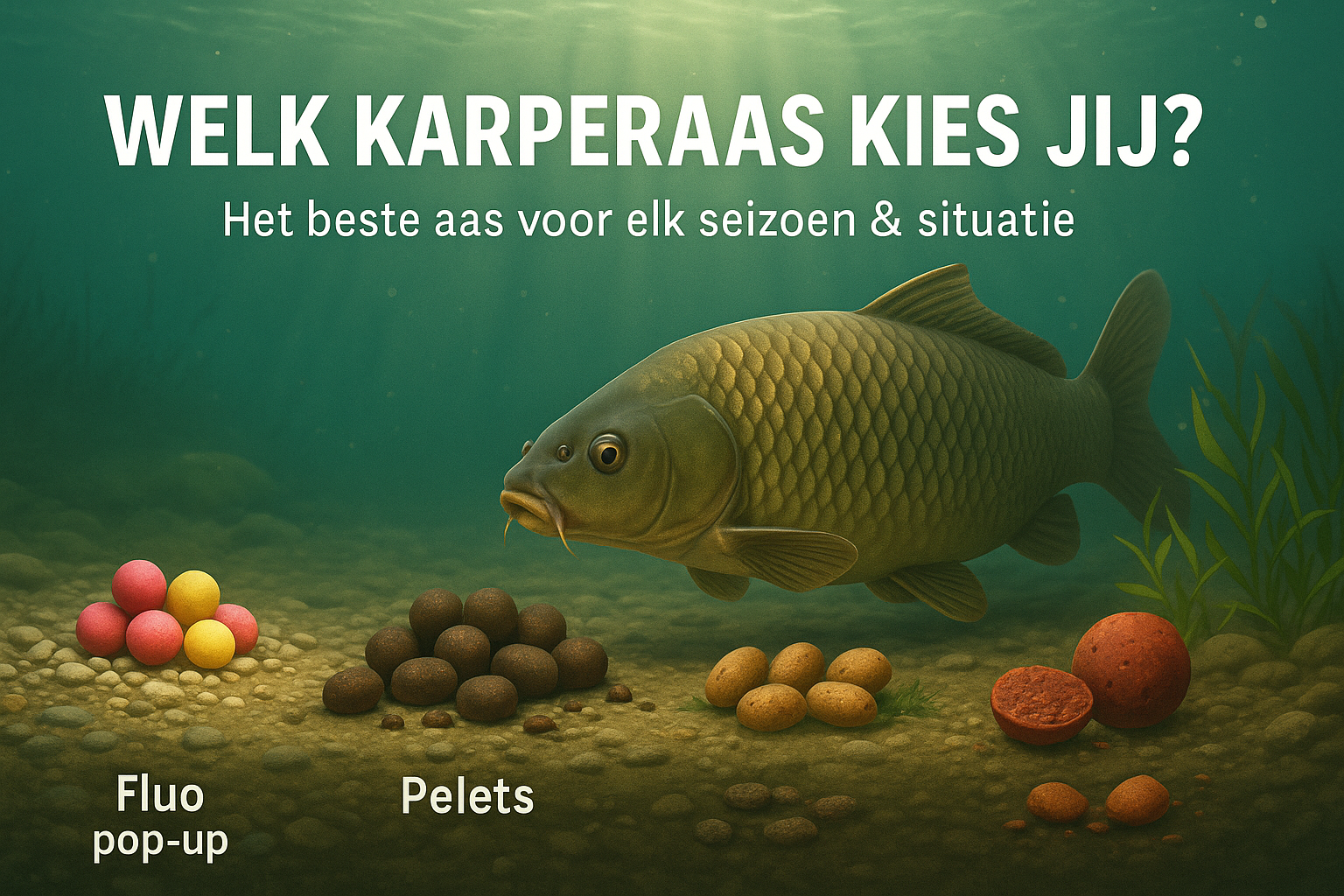Het beste karper aas voor elke situatie