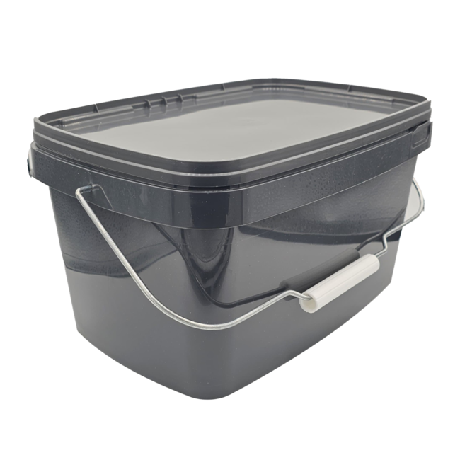 CC Solution Boilies 5L grey bucket with tamper-evident closure – made from recycled plastic (PCR)