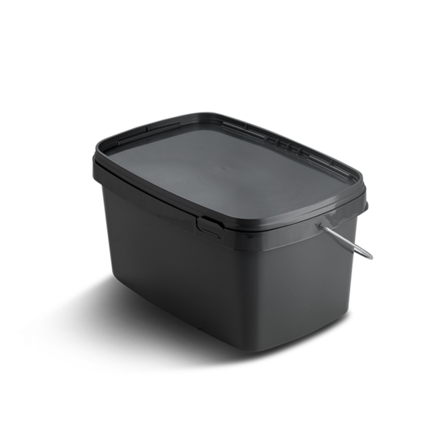 CC Solution Boilies Grauer 5L Eimer mit Henkel und Garantiesiegel – aus recyceltem Kunststoff (PCR)