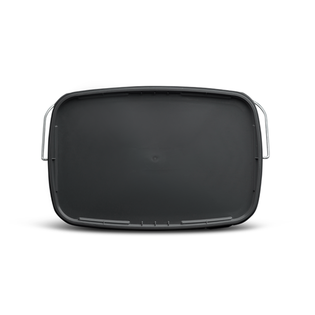 CC Solution Boilies Cubo gris 5L con cierre inviolable y asa metálica – fabricado con plástico reciclado