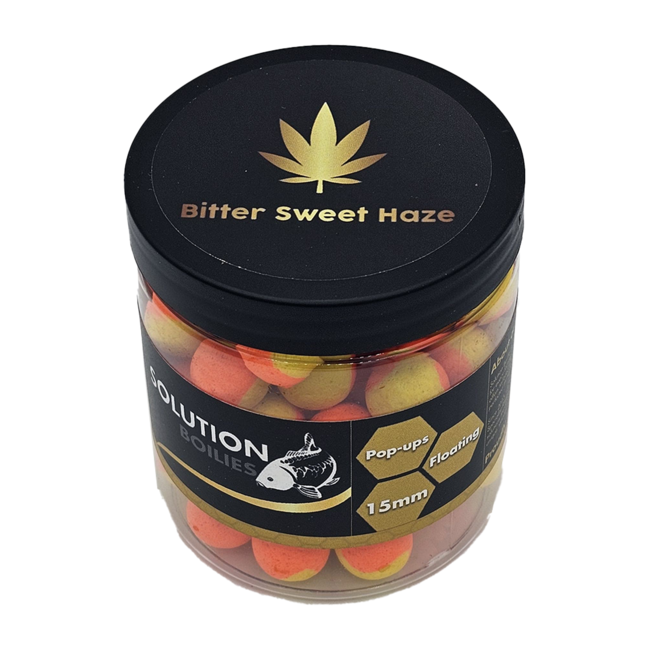 CC Solution Boilies Premium Range - Bitter Sweet Haze Duo’s - Pop-ups - 15mm