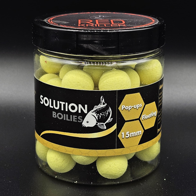 CC Solution Boilies Premium Range – Red Kriller – W/O Pop-ups – 15mm