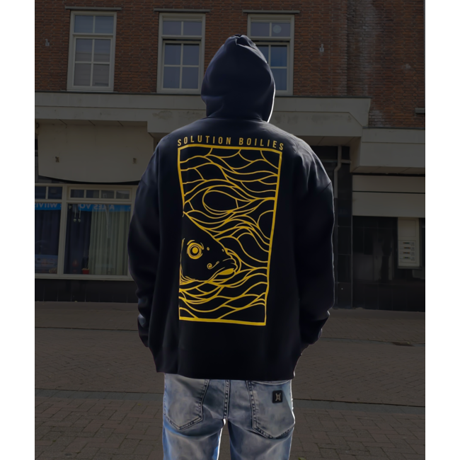CC Solution Boilies Premium HD karper hoodie met Square Carp Design – luxe pasvorm & ademend comfort