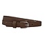 Dames Riem Bruin Smal - Geschikt als Tailleriem - 2 cm - Smalle Broekriem