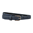Dames Riem Blauw Smal - Geschikt als Tailleriem - 2 cm - Smalle Broekriem