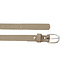 Dames Riem Taupe Smal - Geschikt als Tailleriem - 2 cm - Smalle Broekriem