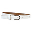 Dames Riem Wit Smal - Geschikt als Tailleriem - 2 cm - Smalle Broekriem