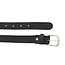 Leren Riem voor Dames - Breedte 3 cm - Zwart