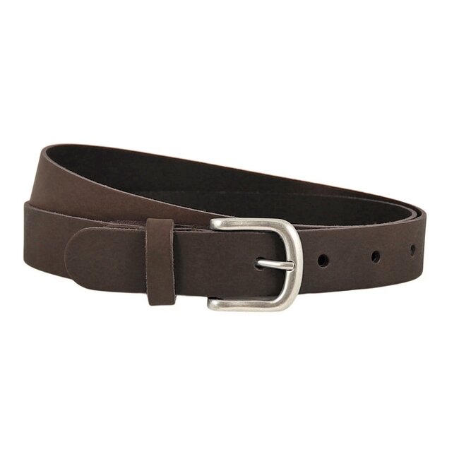 Leren Riem voor Dames - Breedte 3 cm - Bruin