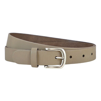 Leren Damesriem 3 cm - Taupe