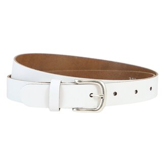 Leren Damesriem 3 cm - Wit