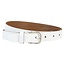 Leren Riem voor Dames - Breedte 3 cm - Wit