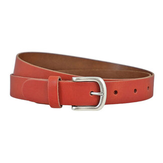 Leren Damesriem 3 cm - Rood