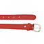 Leren Riem voor Dames - Breedte 3 cm - Rood
