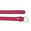 Leren Riem voor Dames - Breedte 3 cm - Fuchsia Roze