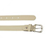 Leren Riem voor Dames - Breedte 3 cm - Creme / Beige