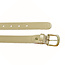 Leren Riem voor Dames - Breedte 3 cm - Metallic Goud