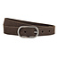 Damesriem met Ovale Gesp - Leer – 3 cm - Bruin