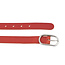 Stijlvolle Damesriem met Ovaal Ronde Gesp - Echt Leer – 3 cm Breed | Rood