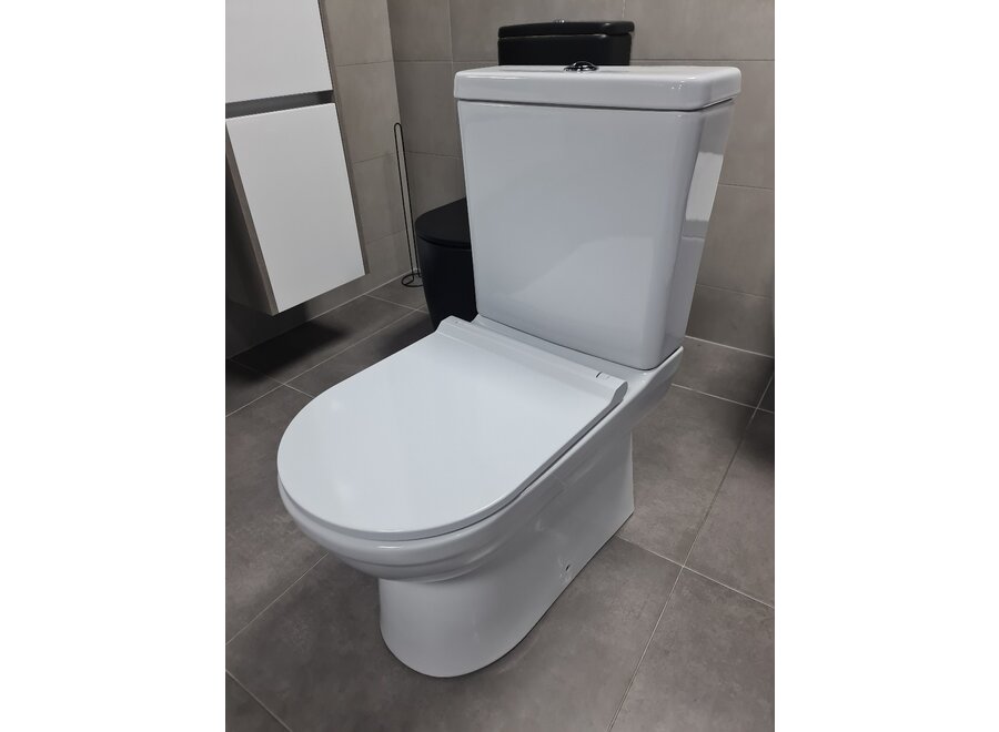 Troy Duoblok met bidet P-Trap - achterafvoer