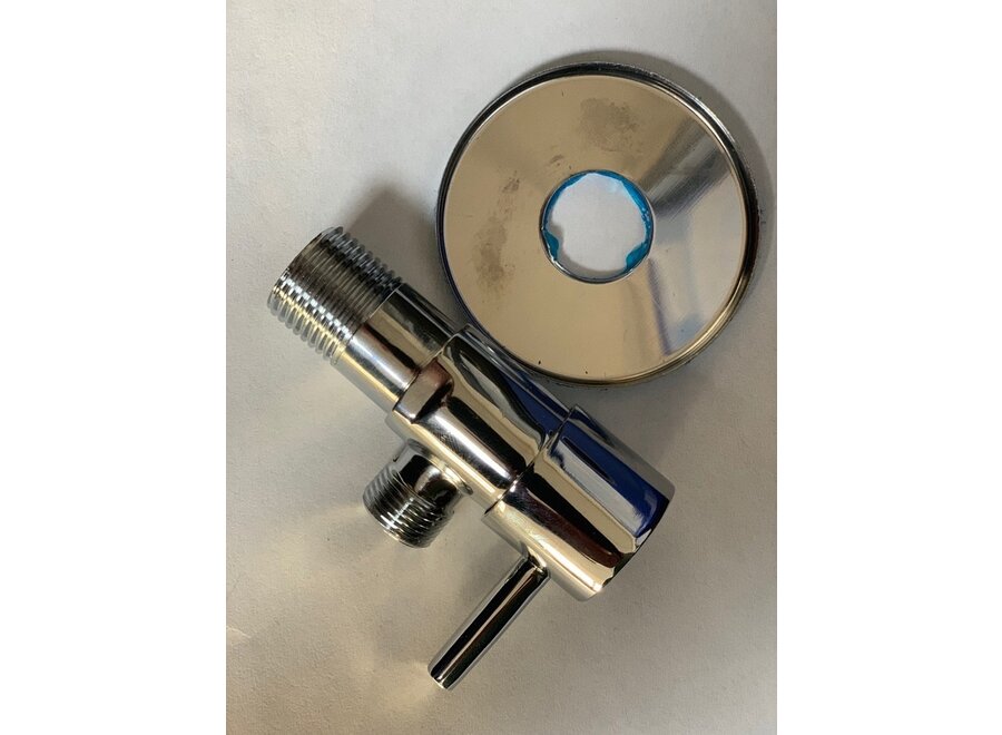 OPPIO – Robinet d’Angle 1/2" – 3/8" Chrome