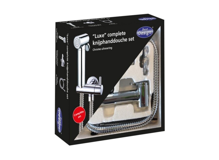 Knijp-Bidet Luxe handdouche-set
