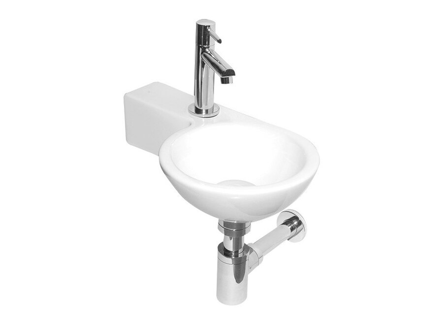 Fonteincombinatie Step Links glans-wit