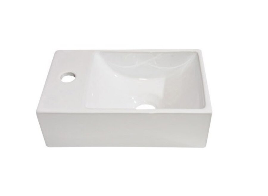 Fontein Wonder Links 29x18x9,5cm glans-wit