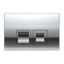 Geberit Bedieningsplaat Delta35 glans chroom – 115.135.21.5