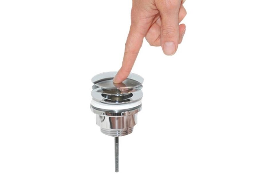 Laag clic-waste z/overloop 5/4