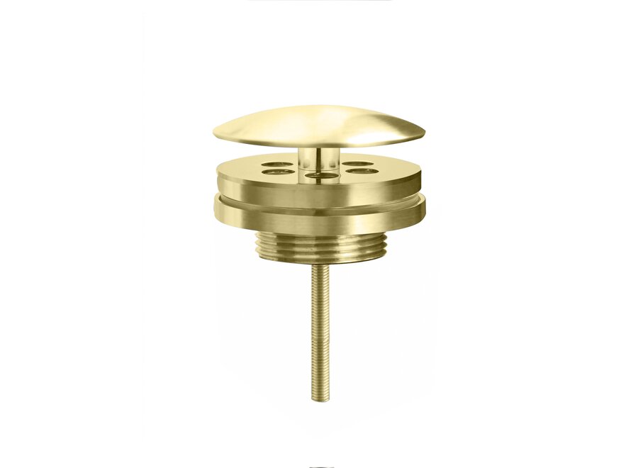 Nancy low fontein afvoer plug 5/4 mat-goud