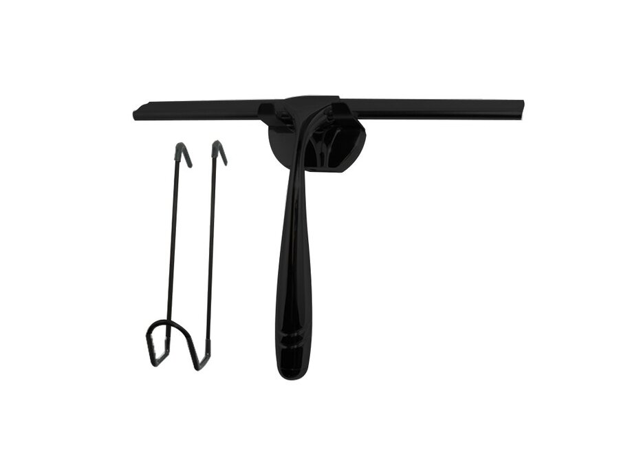 Nero-Luxe mat zwarte douche hand wisser