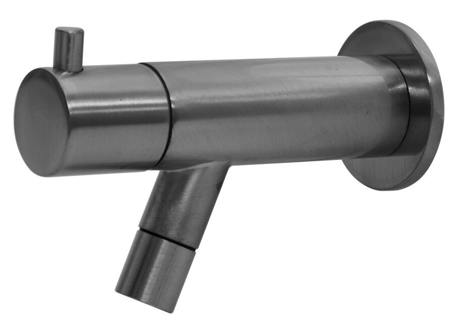 Spador-Moya wand toiletkraan Gunmetal
