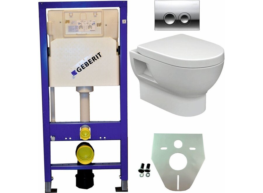 Geberit UP 100 +Mercurius wc+zitt.+Delta 21 glanschr