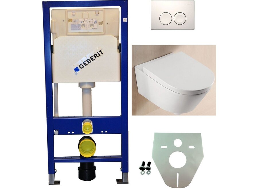 Geberit UP 100 +Metro wc+zitt.+ Delta 21 wit