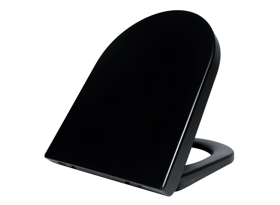 Vesta soft-close zitting tbv wandcloset 52cm mat-zwart