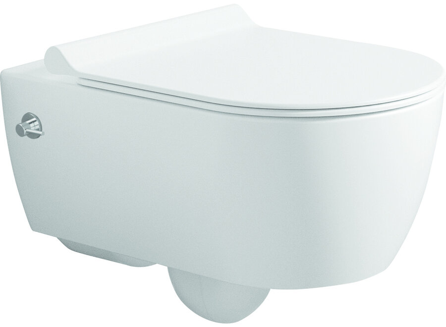 Oppio Venus WC-Douche Suspendu Blanc Brillant – Inclus Abattant Softclose