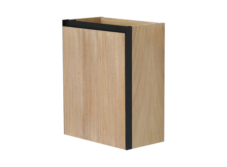 Lotus fonteinkast 40x21,8 cm naturel eik/mat zwart