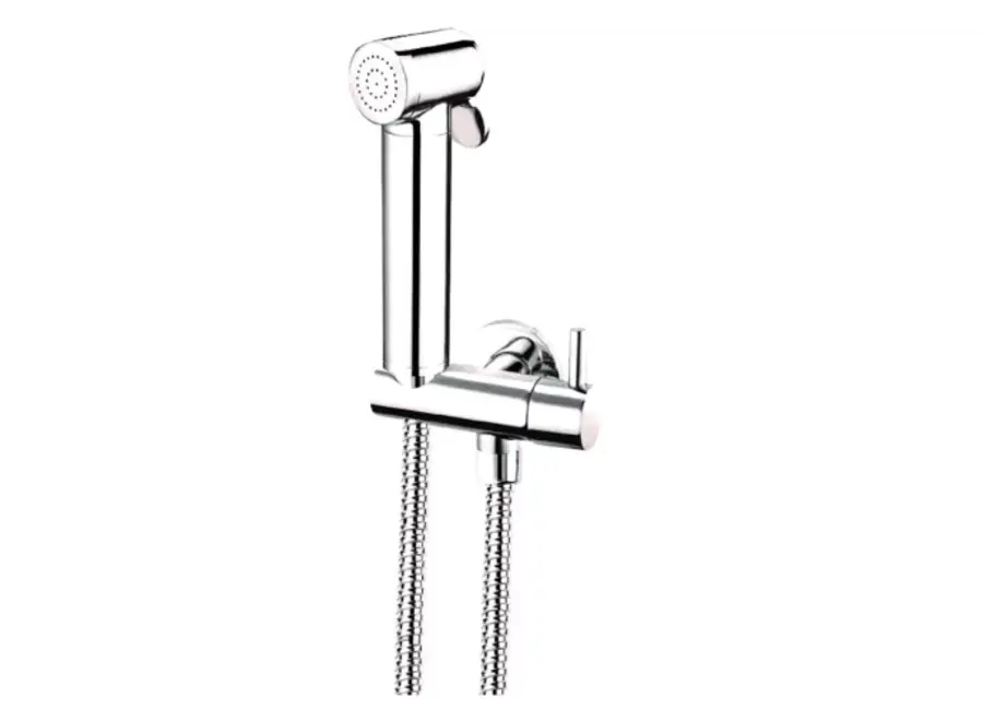 Luxe Knijp/Bidet Handdouche-set – Chroom