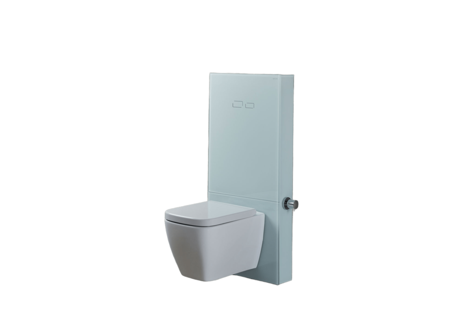 Inbouwreservoir met Glazen Voorpaneel en Touchless Sensorbediening – Wit