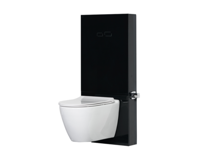 Inbouwreservoir met Zwart Glazen Voorpaneel en Touchless Sensorbediening