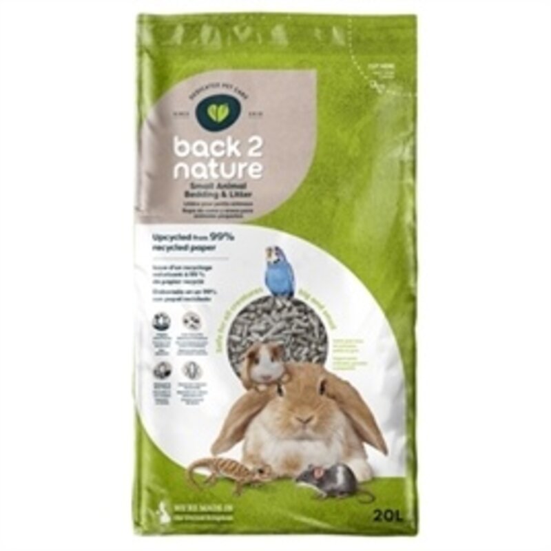 back 2 nature Back-2-Nature bodembedekking gerecycled  30ltr 9,3 kg.