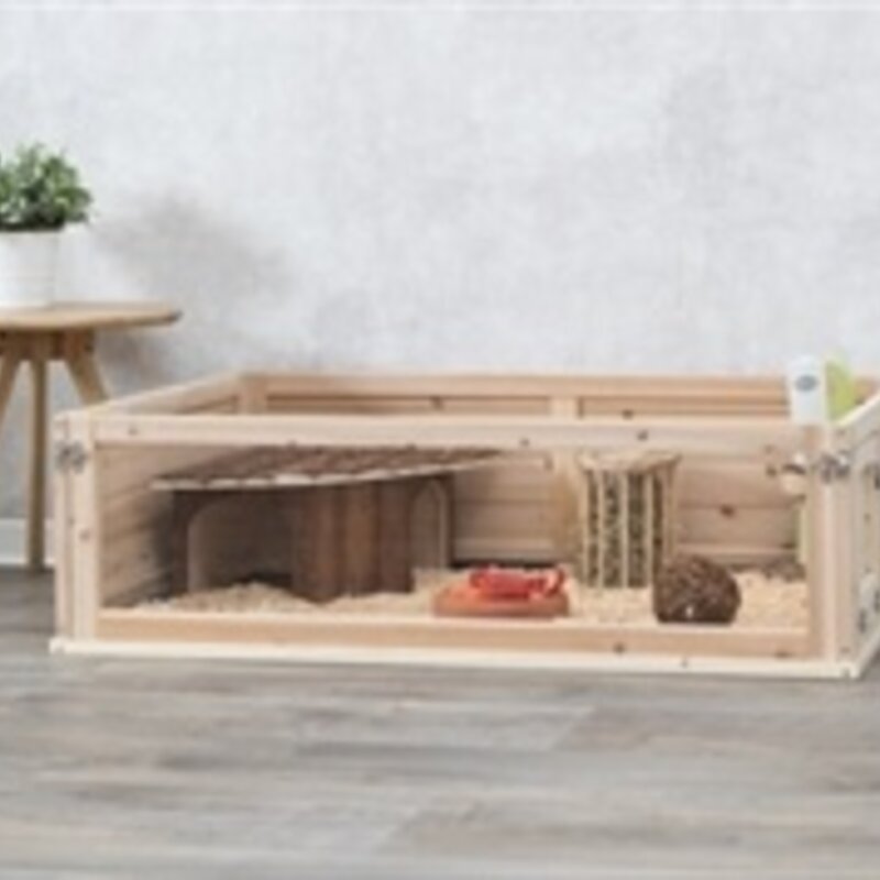 Trixie Trixie Indoor Ren Cavia Hout/Plexiglas 100X60X30 cm
