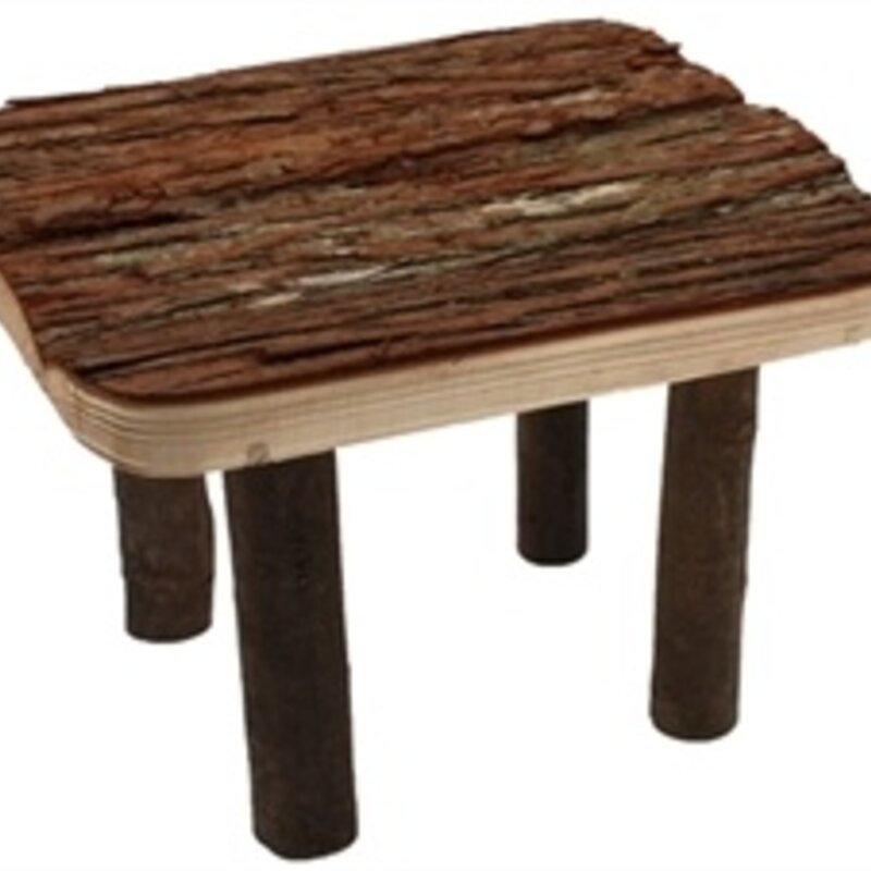 Happy Pet Happy Pet Raw Wooden Platform 25X30X18 cm