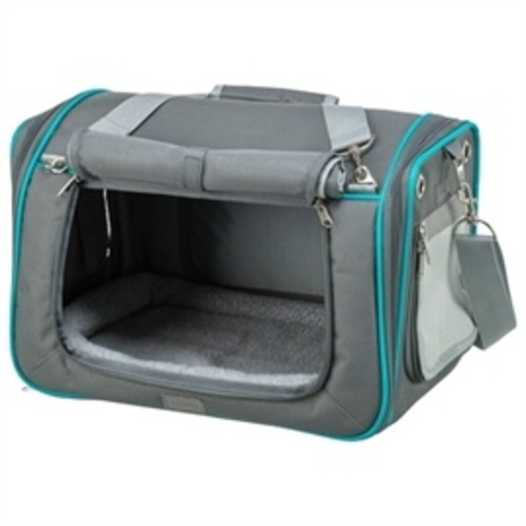 Trixie Trixie Reistas Vicky Knaagdier Met Uitneembaar Binnenkussen Grijs 40X27X28 cm