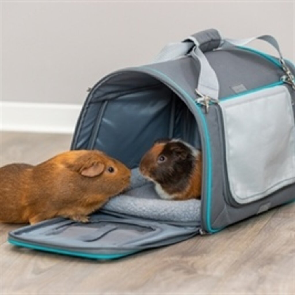 Trixie Trixie Reistas Vicky Knaagdier Met Uitneembaar Binnenkussen Grijs 40X27X28 cm