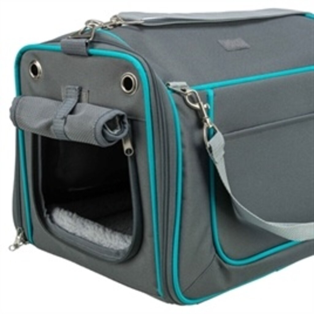 Trixie Trixie Reistas Vicky Knaagdier Met Uitneembaar Binnenkussen Grijs 40X27X28 cm
