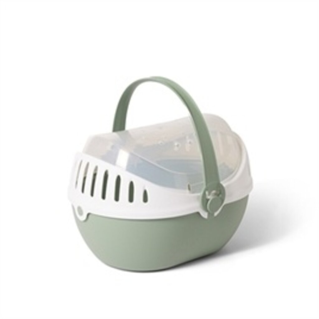 savic Savic Transportbox Elmo Botanisch Groen 30,5 cm x 24,5 x 20,5 cm